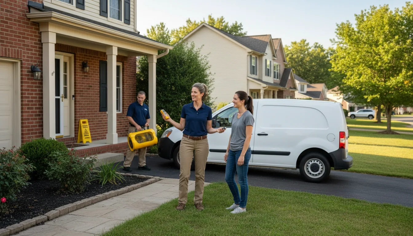 Water restoration image for Water Damage & Restoration Services in Stone, KY